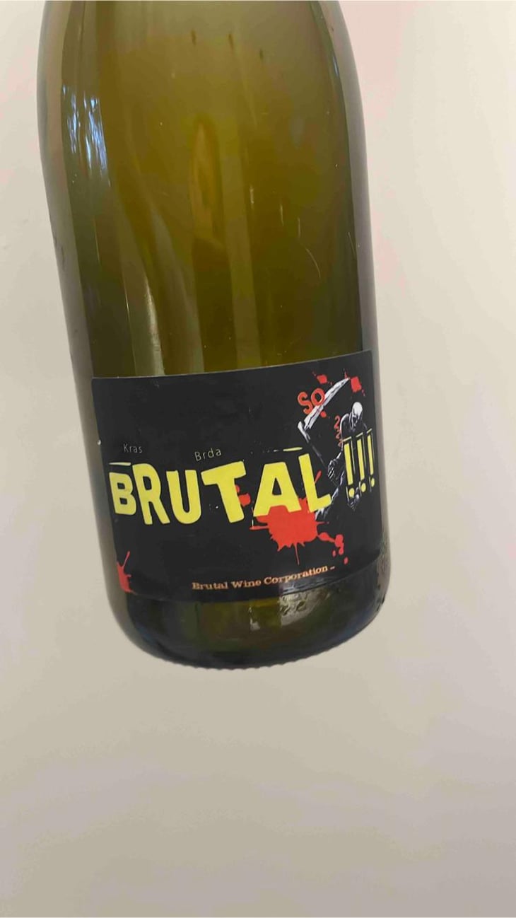 Brutal kras brda - Pridelano v sloveniji - Brutal wine corporation -2021