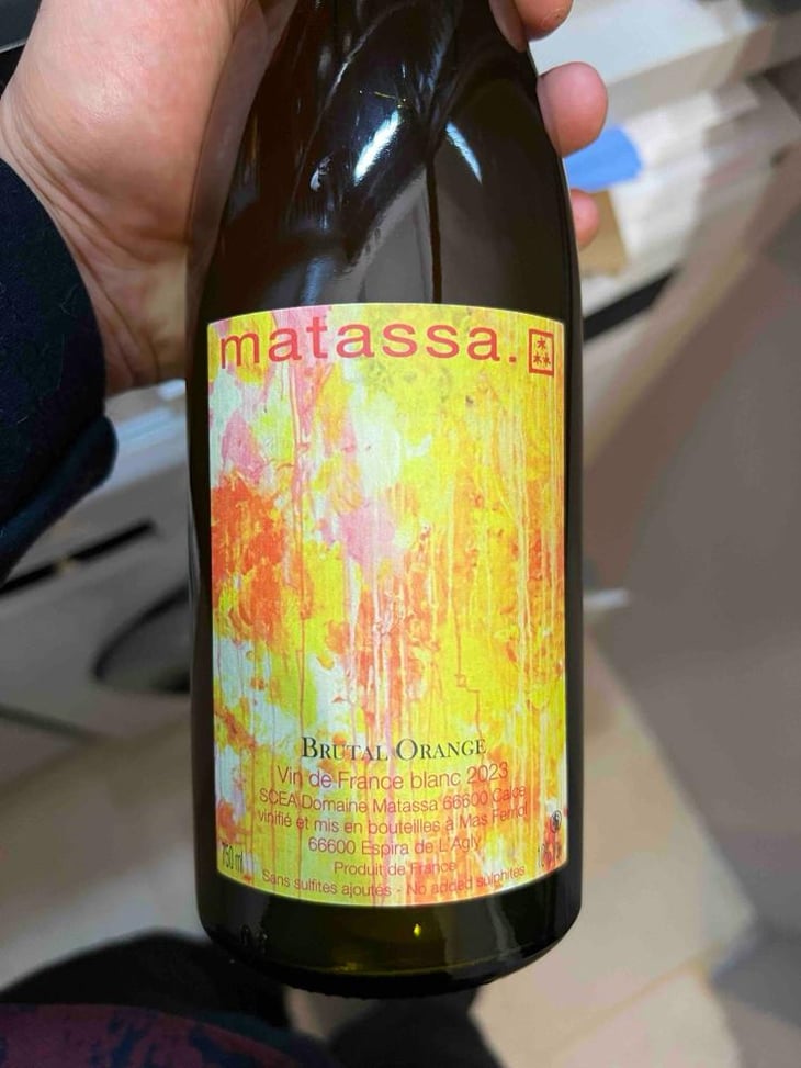 Brutal Orange Macabeu (New Label 2018) - Domaine Matassa - Tom Lubbe 