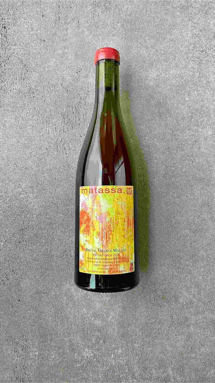 Brutal Orange Macabeu (New Label 2018) - Domaine Matassa - Tom Lubbe 