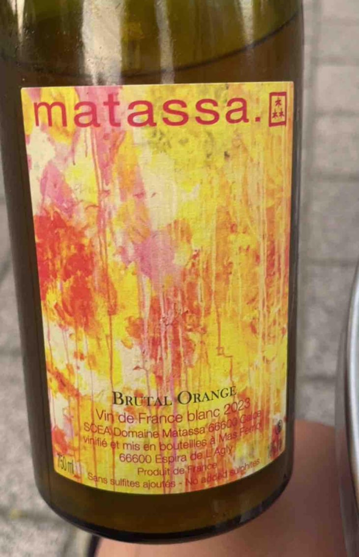 Brutal Orange Macabeu (New Label 2018) - Domaine Matassa - Tom Lubbe 