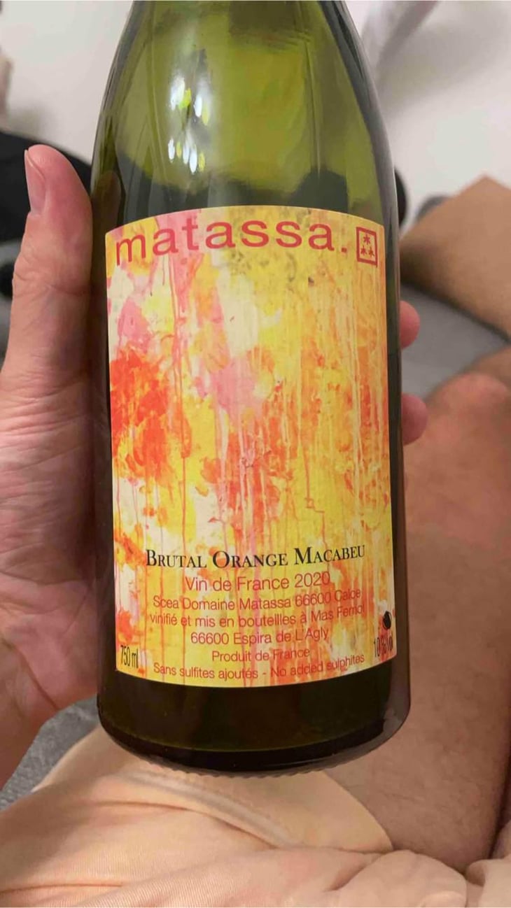 Brutal Orange Macabeu - Domaine Matassa - Tom Lubbe 