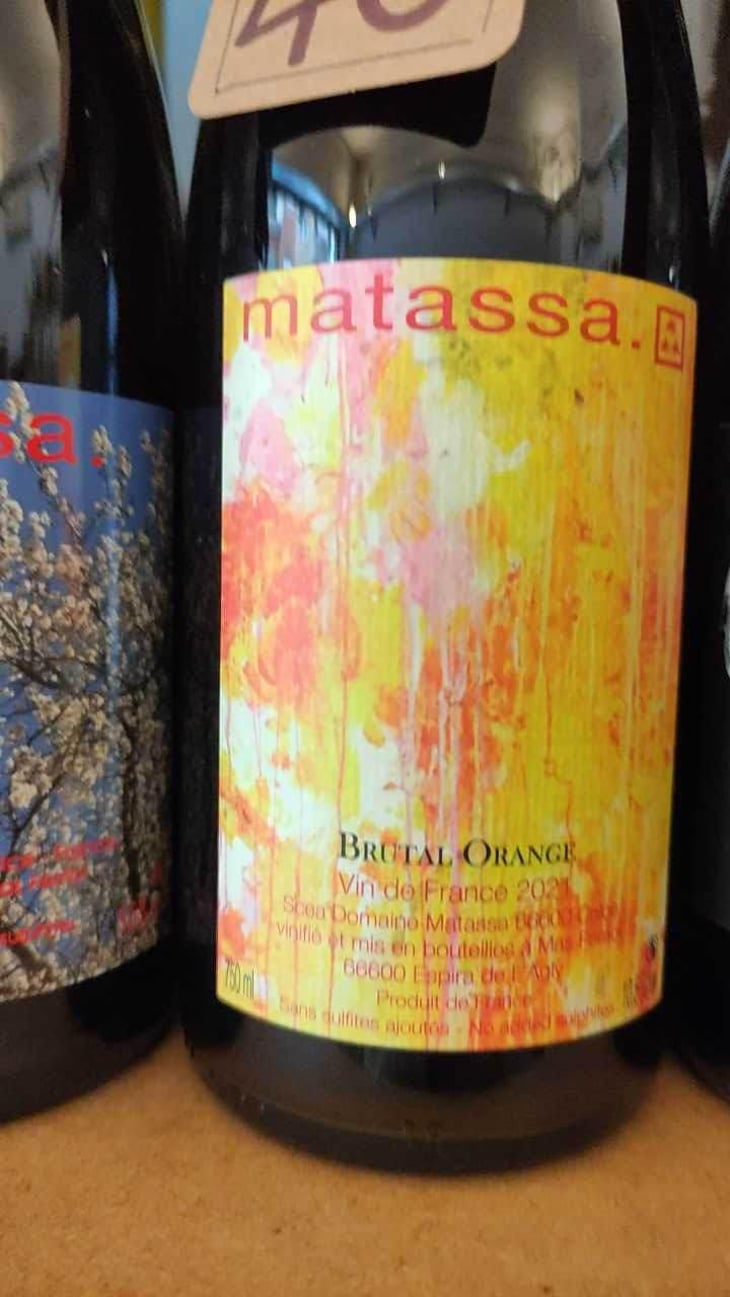 Brutal Orange Macabeu - Domaine Matassa - Tom Lubbe 