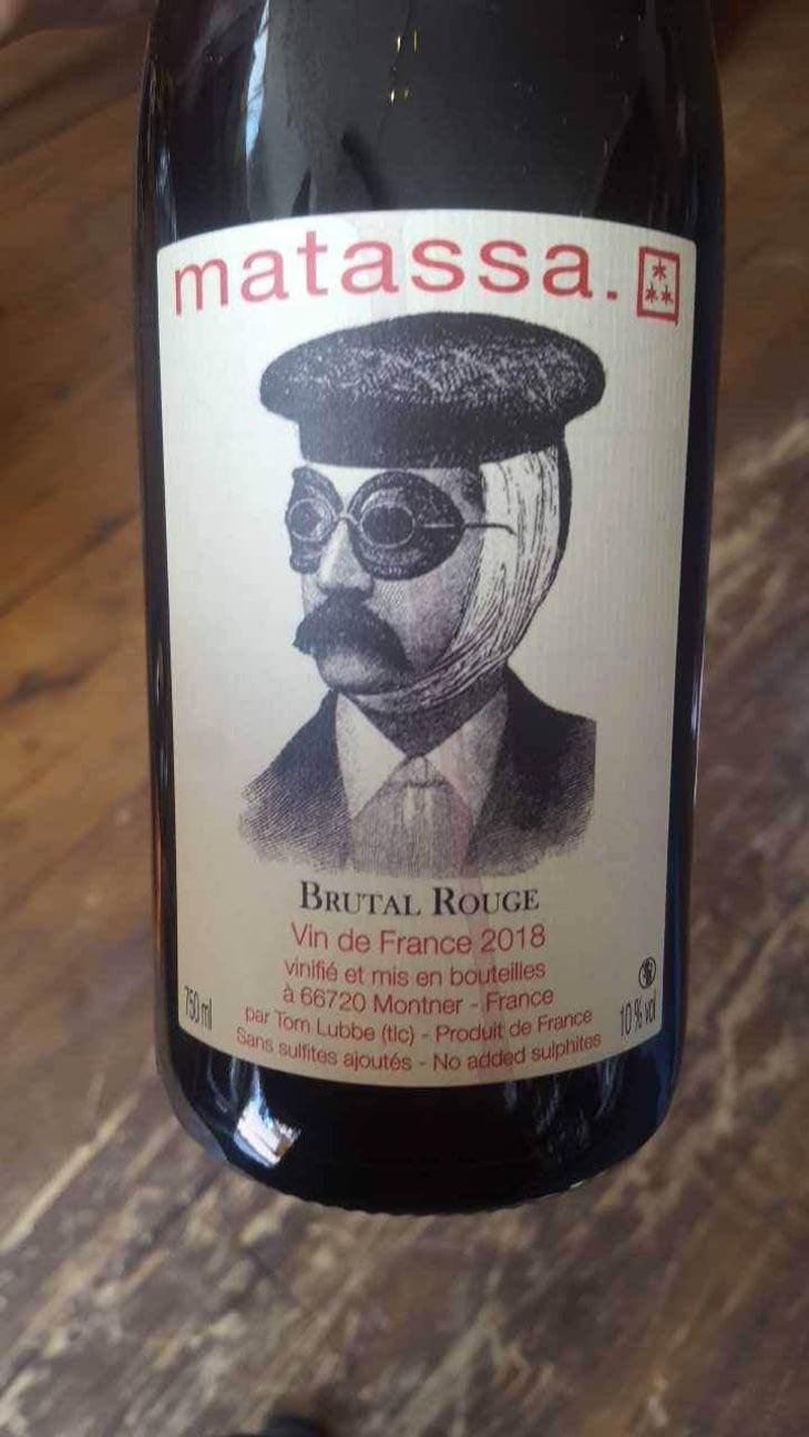 Brutal Rouge - Domaine Matassa - Tom Lubbe 
