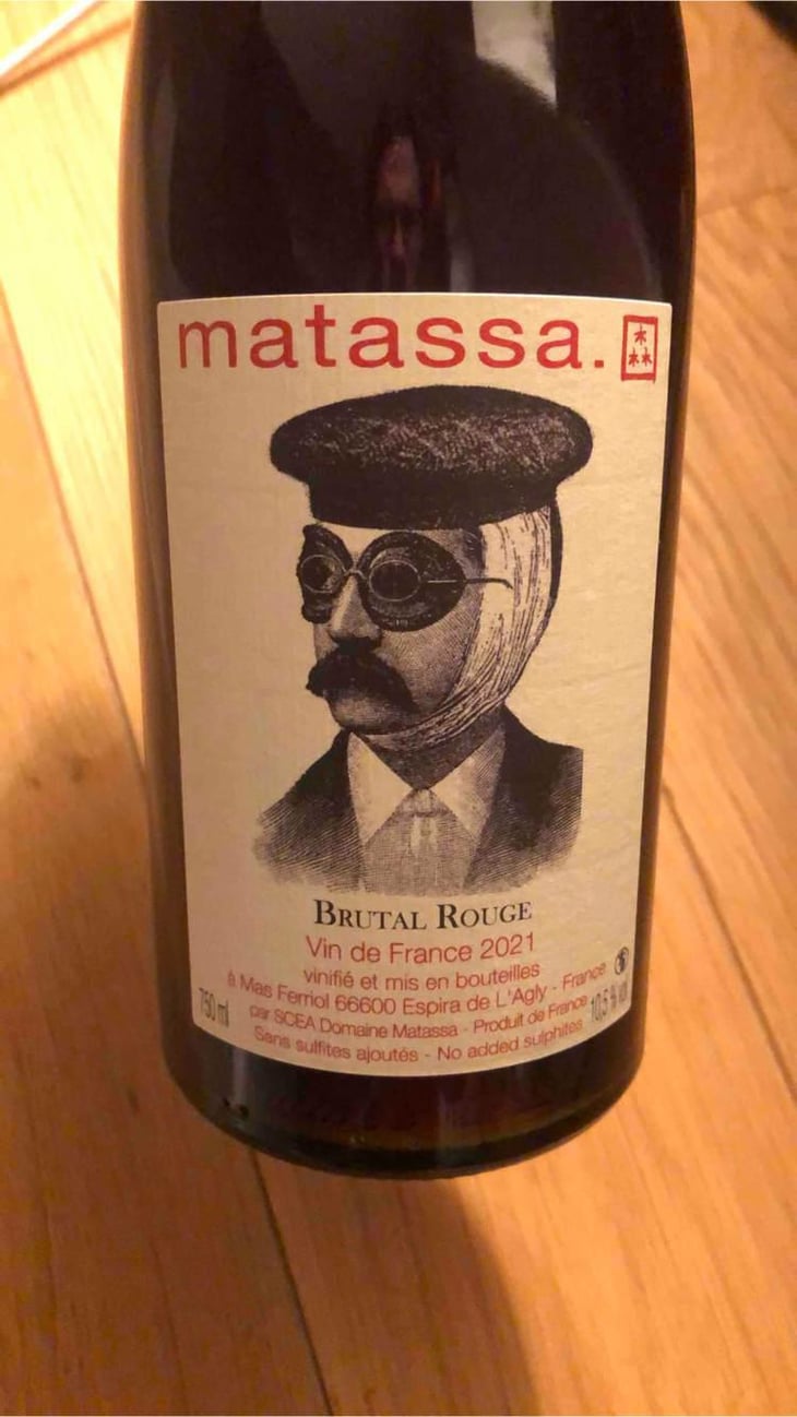 Brutal Rouge - Domaine Matassa - Tom Lubbe 
