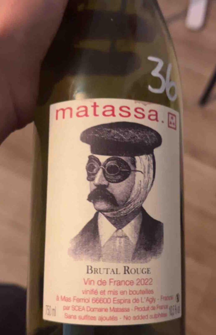 Brutal Rouge - Domaine Matassa - Tom Lubbe 