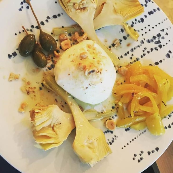 Burrata Di Buffala, Artichaut Et Poivrons Marinés - De Saison - 276474