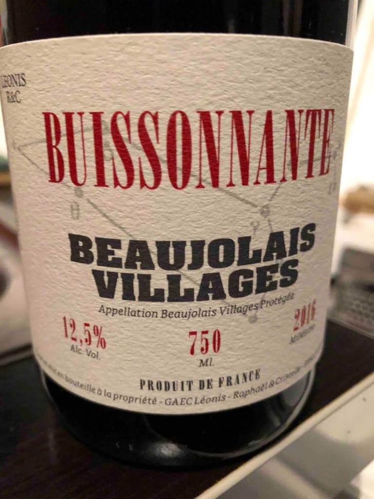 Buissonnante - Domaine Leonis - Cristelle & Raphaël Champier 