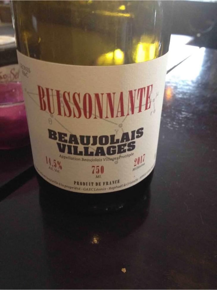 Buissonnante - Domaine Leonis - Cristelle & Raphaël Champier 
