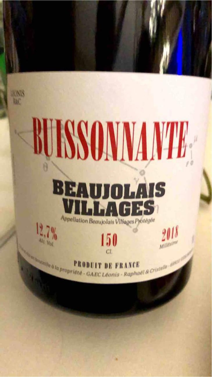Buissonnante - Domaine Leonis - Cristelle & Raphaël Champier 