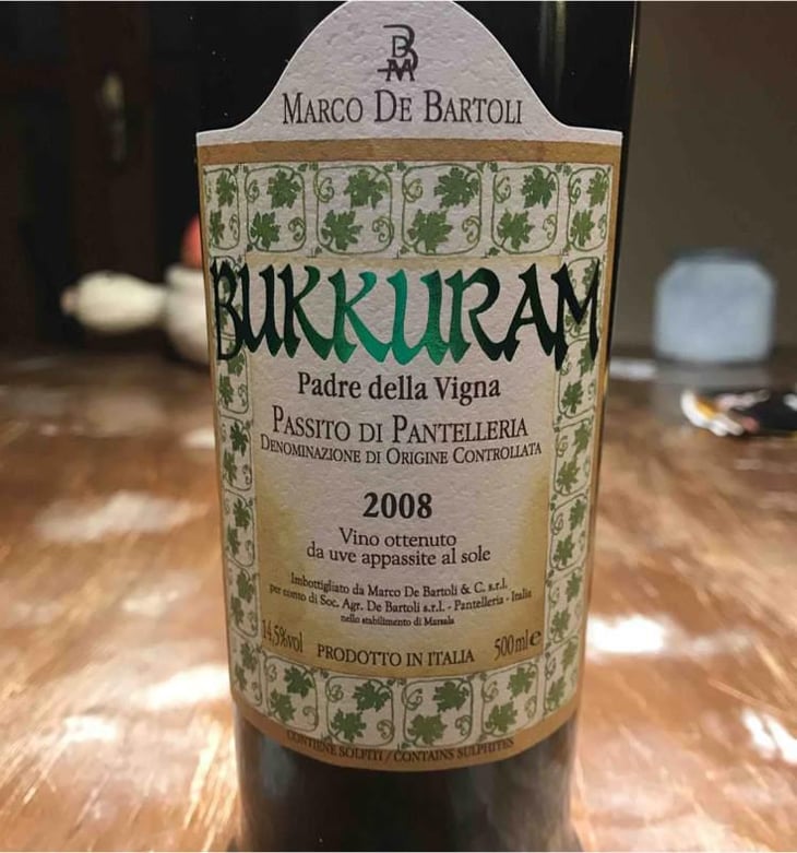 Bukkuram Sole D'Agosto - Marco De Bartoli - Marco De Bartoli 