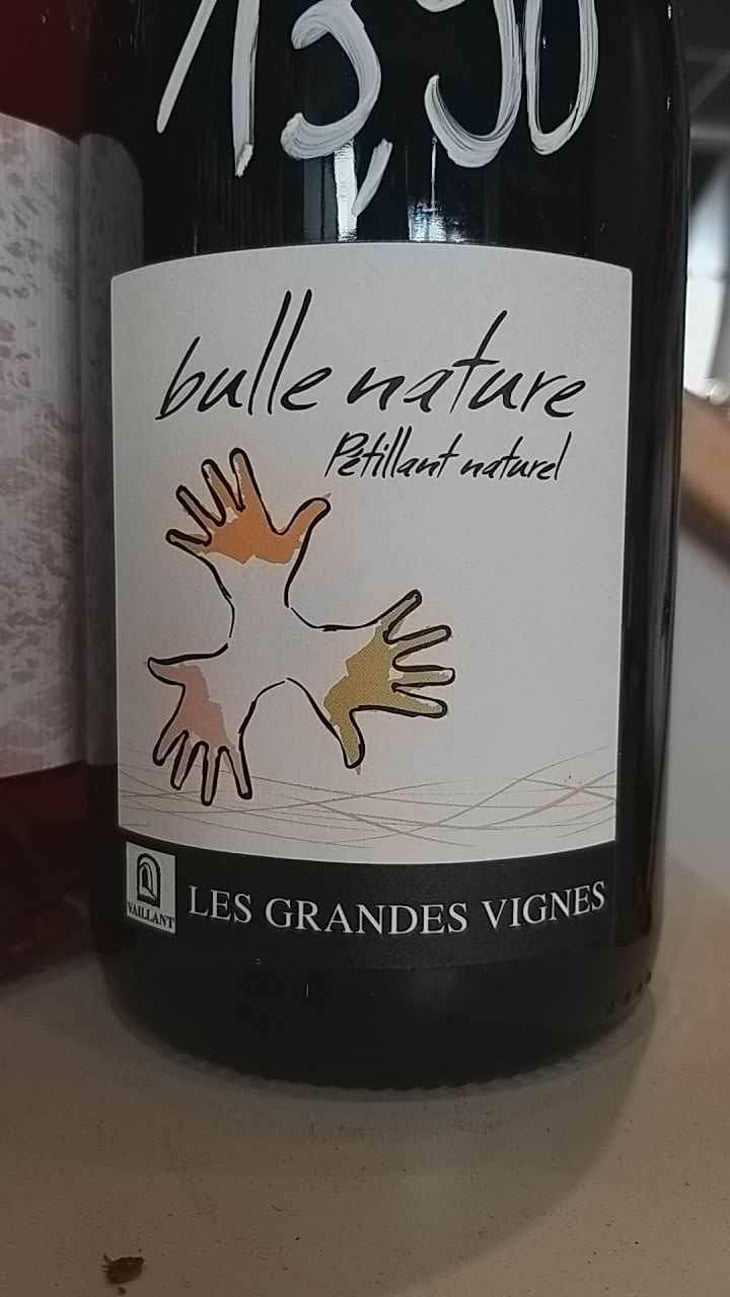 Bulle Nature Pet Nat blanc - Les Grandes Vignes - Laurence, Dominique & Jean-François Vaillant 