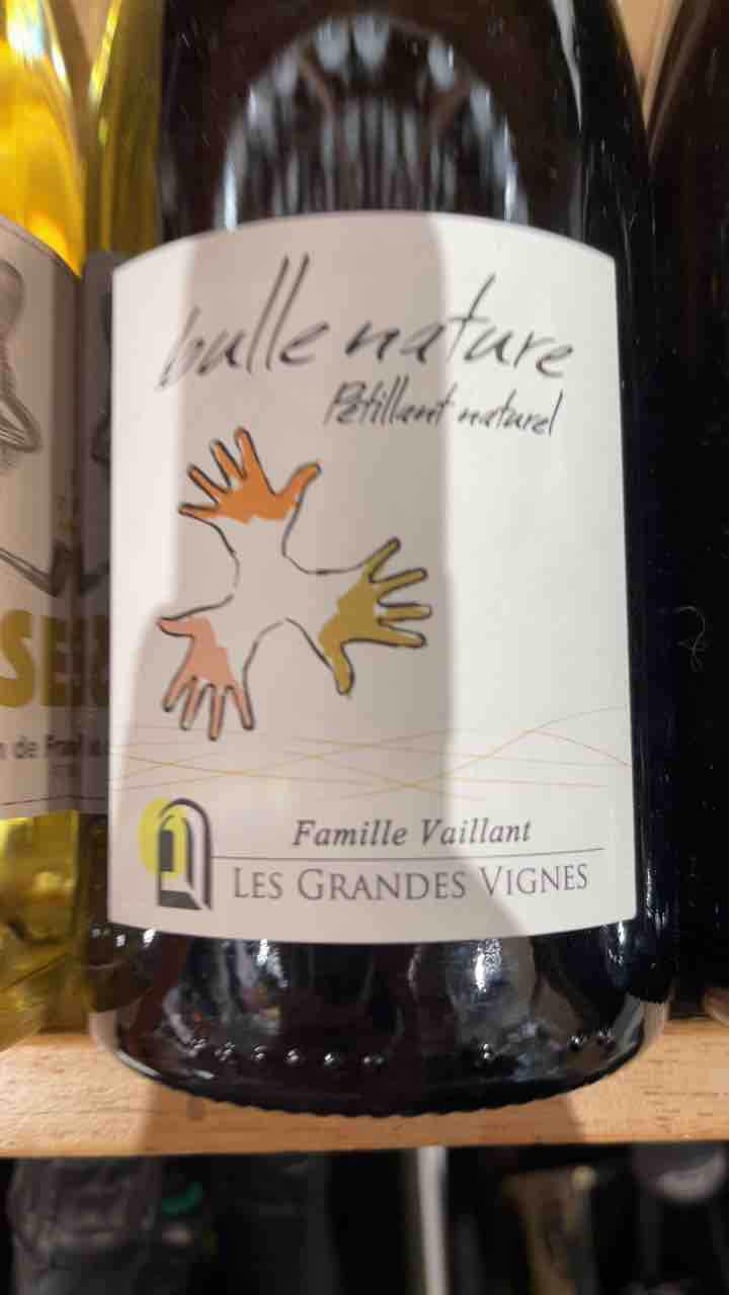 Bulle Nature Pet Nat blanc - Les Grandes Vignes - Laurence, Dominique & Jean-François Vaillant 