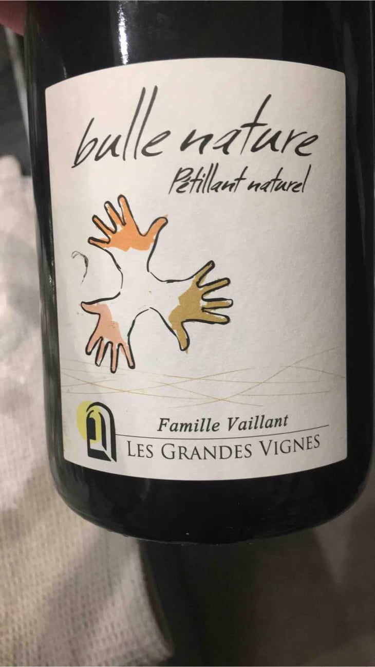 Bulle Nature Pet Nat blanc - Les Grandes Vignes - Laurence, Dominique & Jean-François Vaillant 