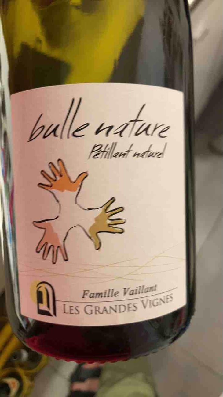Bulle Nature Pet Nat blanc - Les Grandes Vignes - Laurence, Dominique & Jean-François Vaillant 