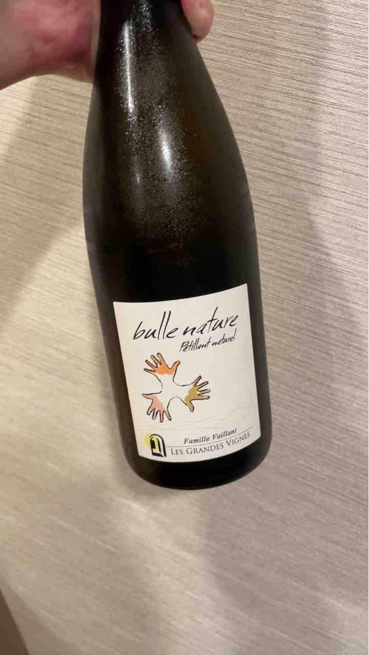 Bulle Nature Pet Nat blanc - Les Grandes Vignes - Laurence, Dominique & Jean-François Vaillant 