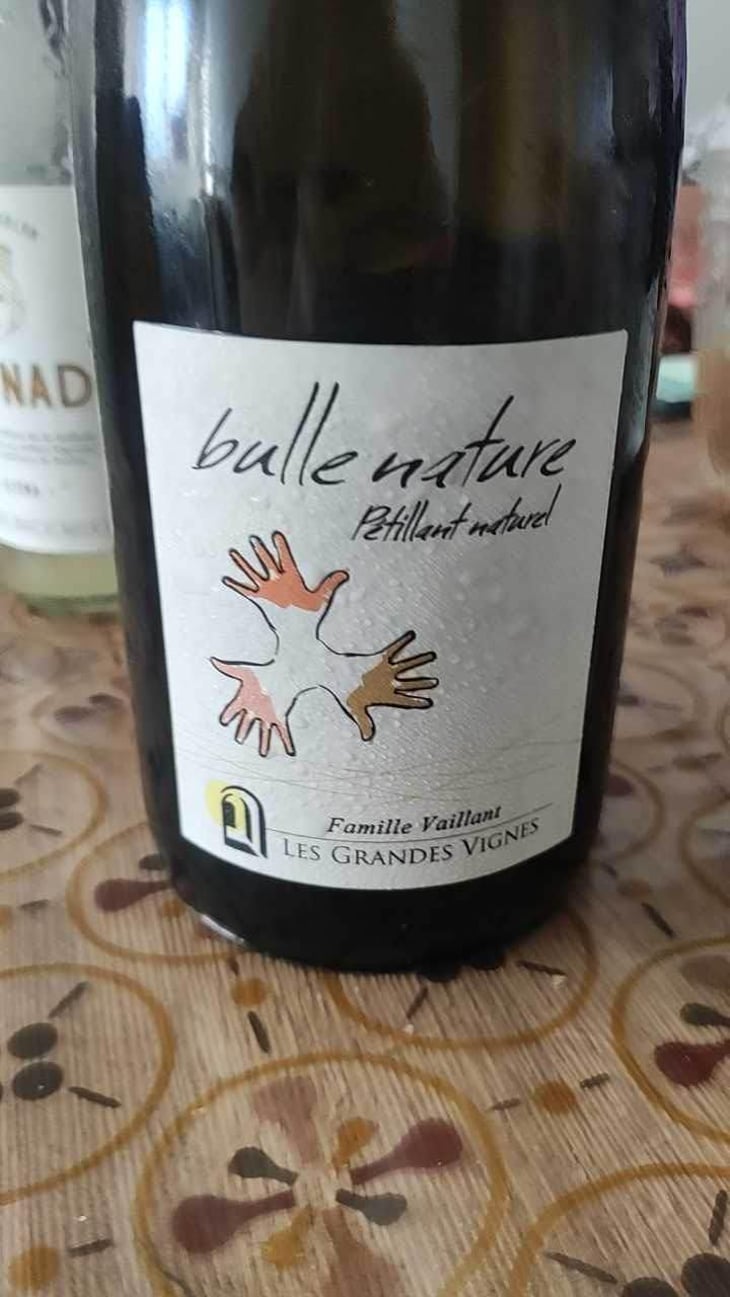 Bulle Nature Pet Nat blanc - Les Grandes Vignes - Laurence, Dominique & Jean-François Vaillant 