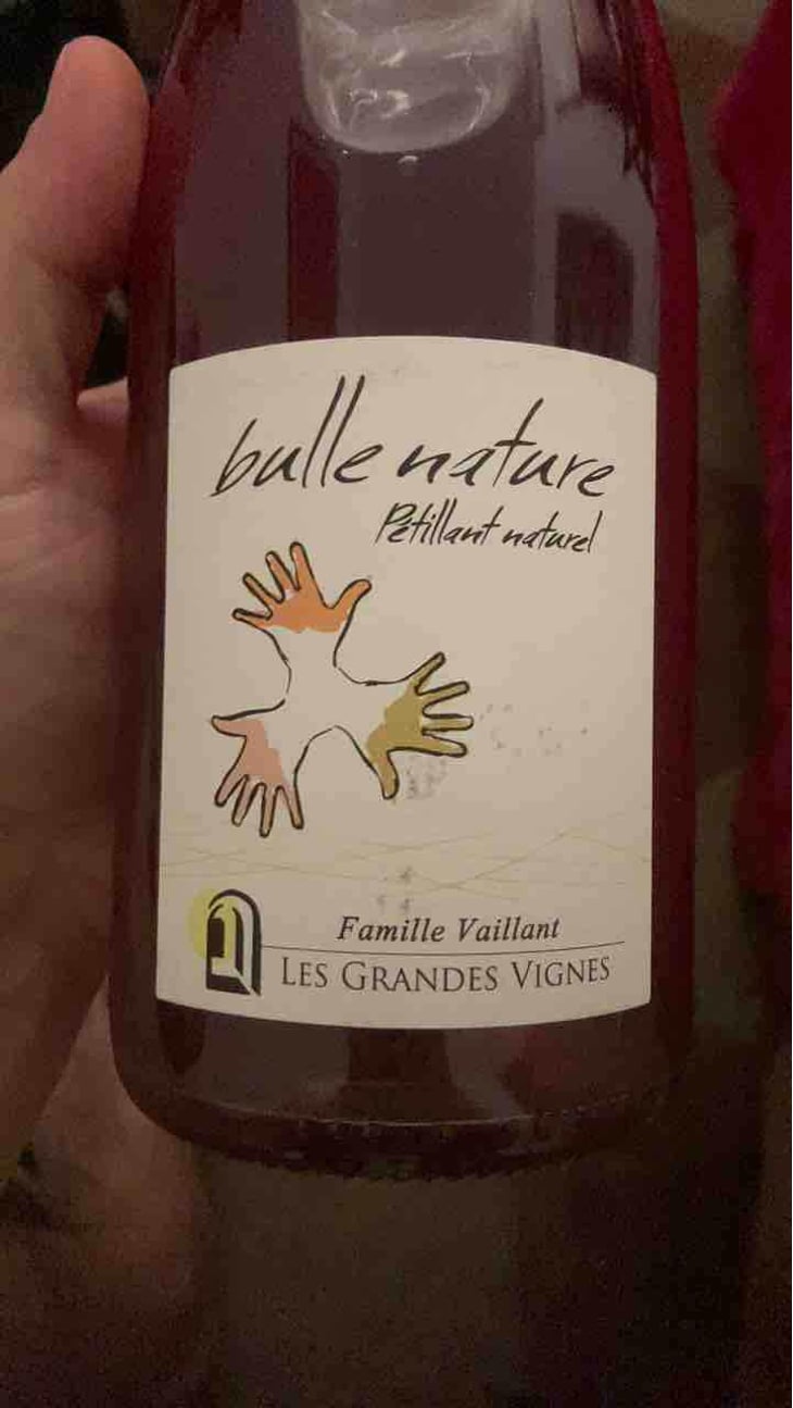 Bulle Nature Pet Nat blanc - Les Grandes Vignes - Laurence, Dominique & Jean-François Vaillant 