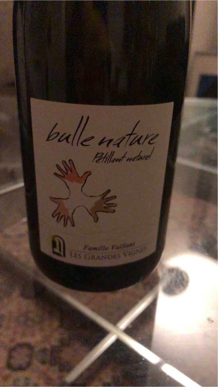 Bulle Nature Pet Nat blanc - Les Grandes Vignes - Laurence, Dominique & Jean-François Vaillant 