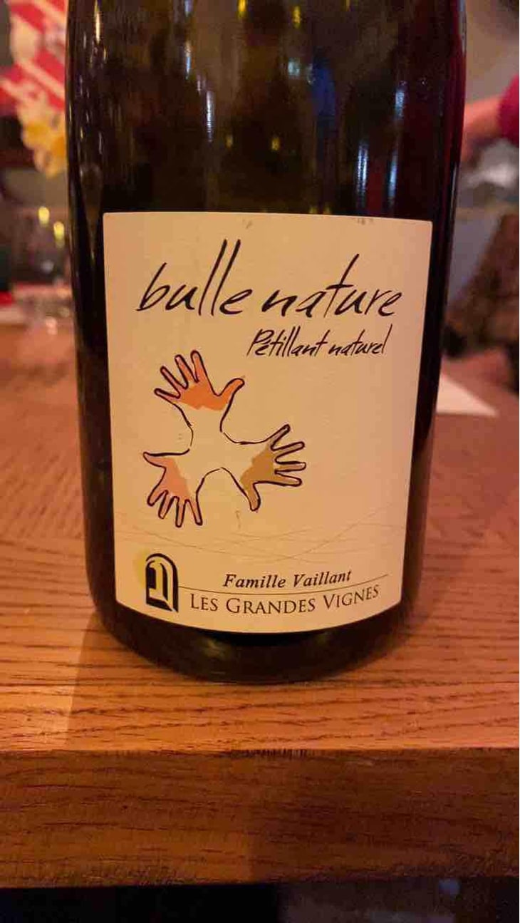 Bulle Nature Pet Nat blanc - Les Grandes Vignes - Laurence, Dominique & Jean-François Vaillant 