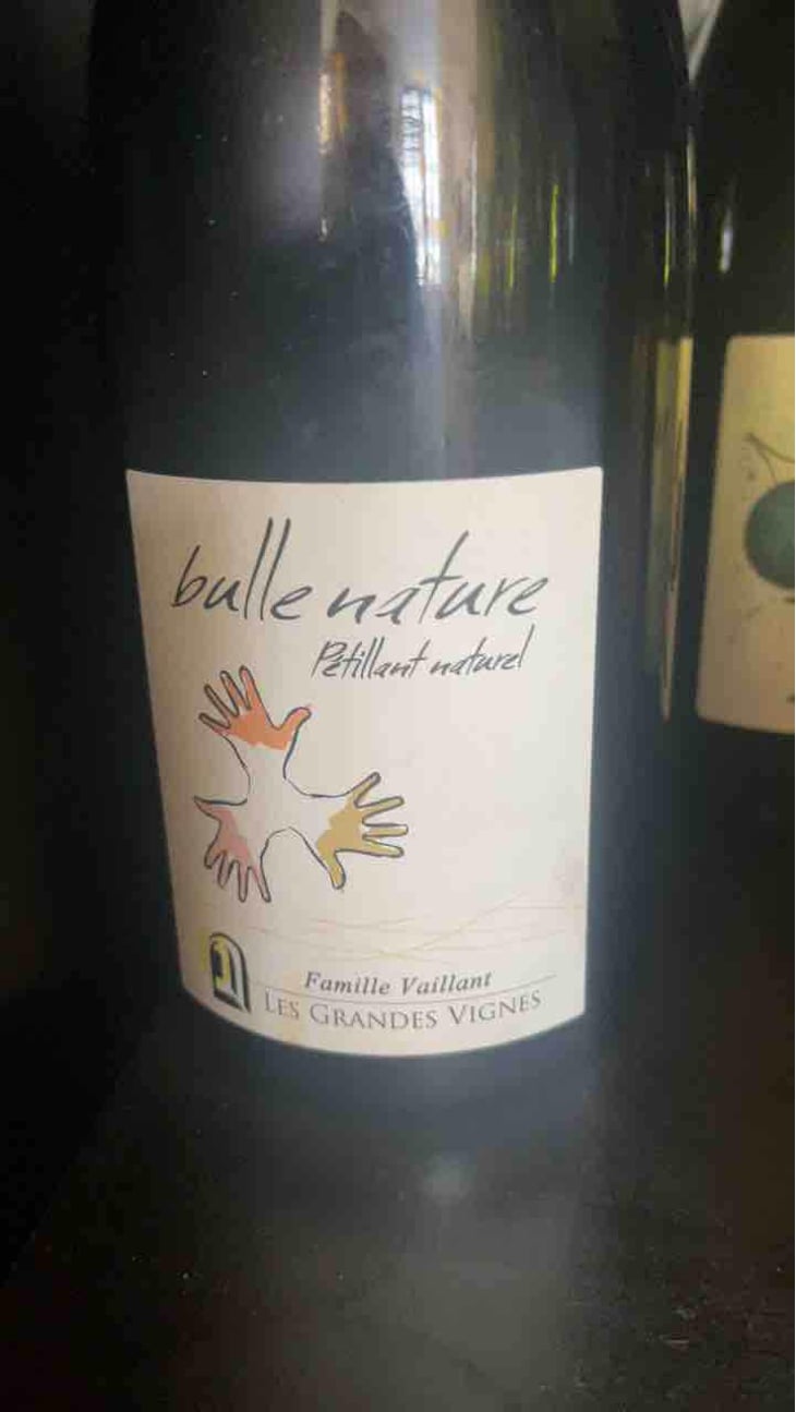 Bulle Nature Pet Nat blanc - Les Grandes Vignes - Laurence, Dominique & Jean-François Vaillant 