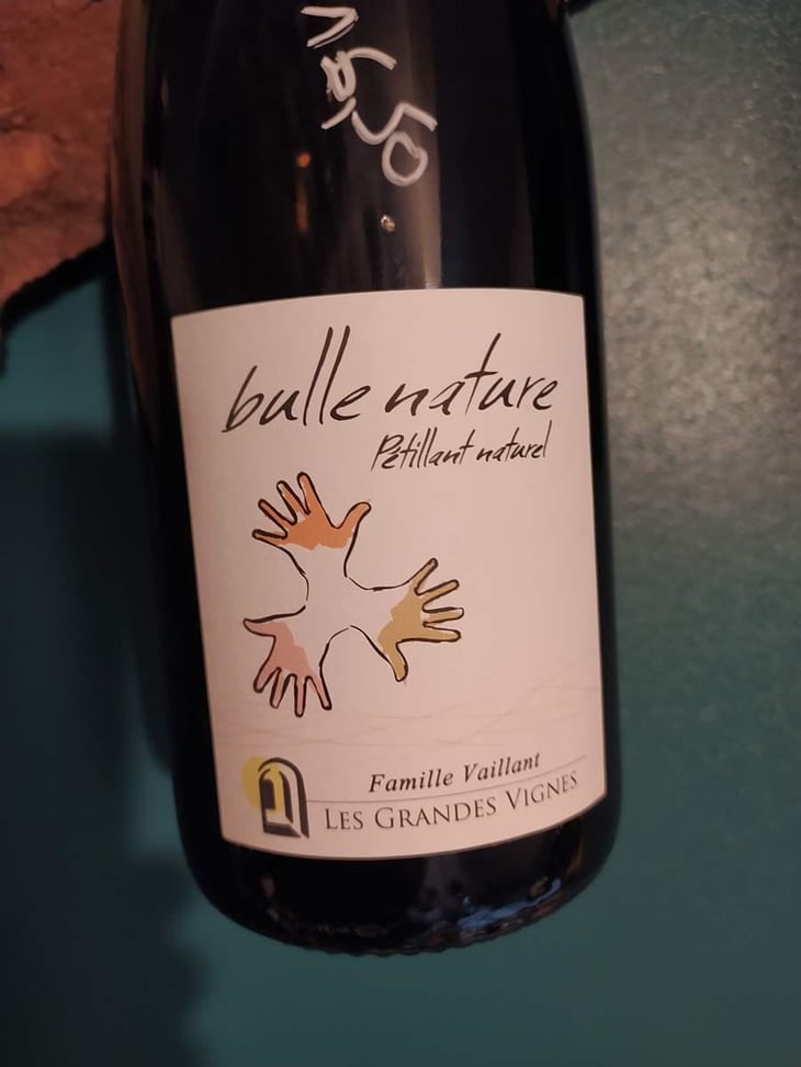 Bulle Nature Pet Nat blanc - Les Grandes Vignes - Laurence, Dominique & Jean-François Vaillant 