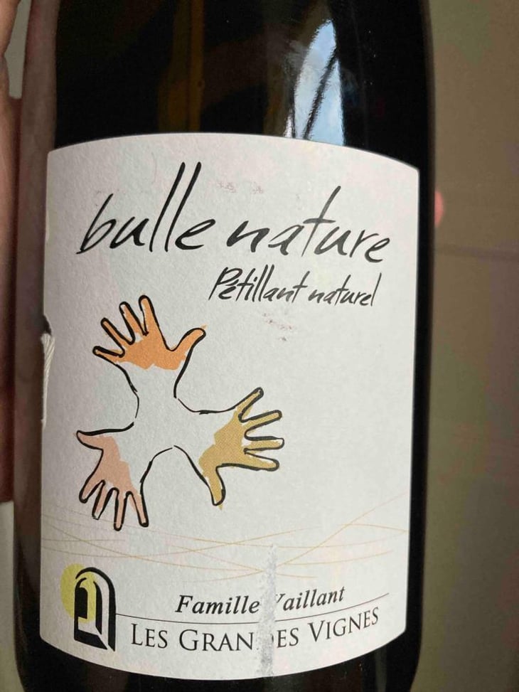 Bulle Nature Pet Nat blanc - Les Grandes Vignes - Laurence, Dominique & Jean-François Vaillant 
