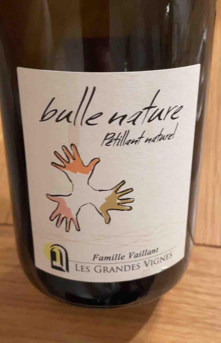 Bulle Nature Pet Nat blanc - Les Grandes Vignes - Laurence, Dominique & Jean-François Vaillant 