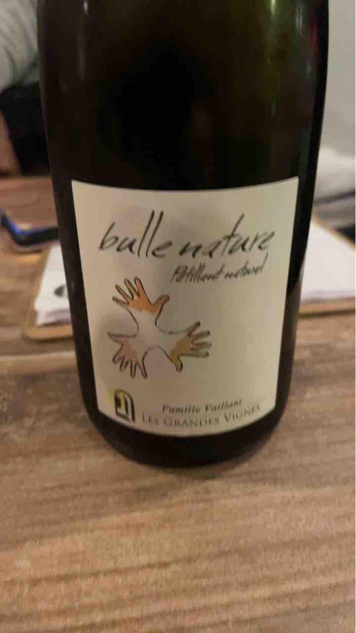 Bulle Nature Pet Nat blanc - Les Grandes Vignes - Laurence, Dominique & Jean-François Vaillant 