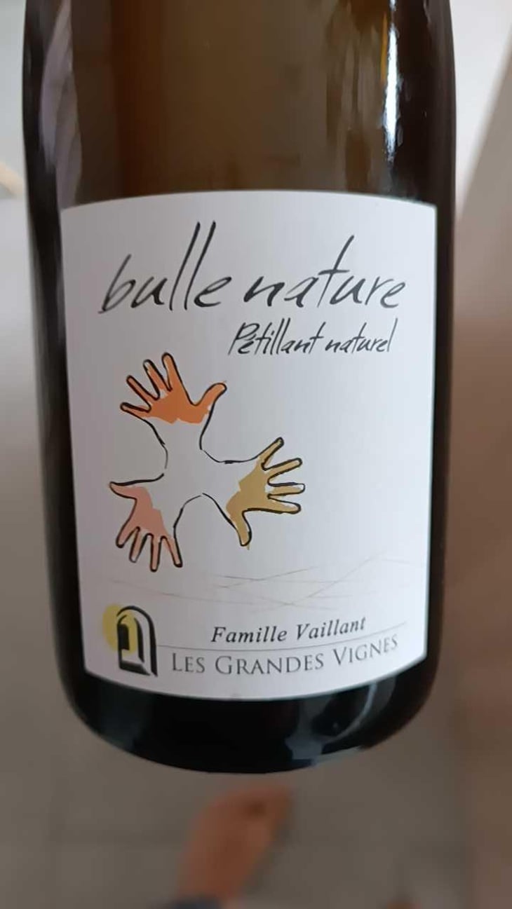 Bulle Nature Pet Nat rosé - Les Grandes Vignes - Laurence, Dominique & Jean-François Vaillant 