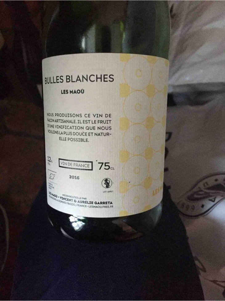 Bulles Blanches - Les Maoù - Aurélie & Vincent Garreta 
