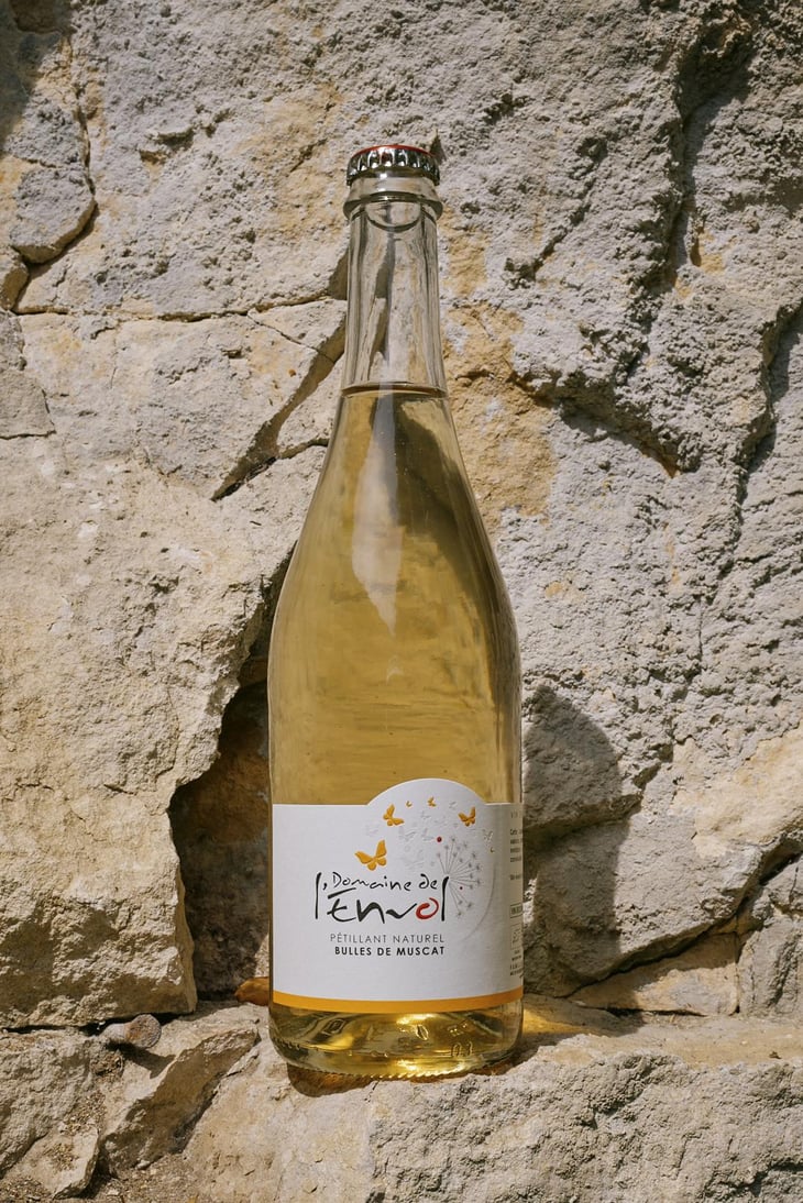 Bulles de Muscat Pétillant Naturel - Domaine De L’envol - Bernard, Manuela, Daniel, Raphaël & Catherine Hirsinger 