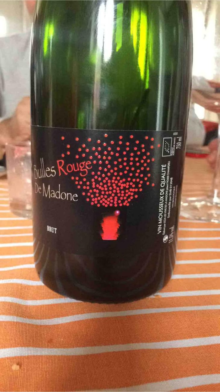 Bulles Rouge De Madone - Vins de la Madone - Gilles Bonnefoy 