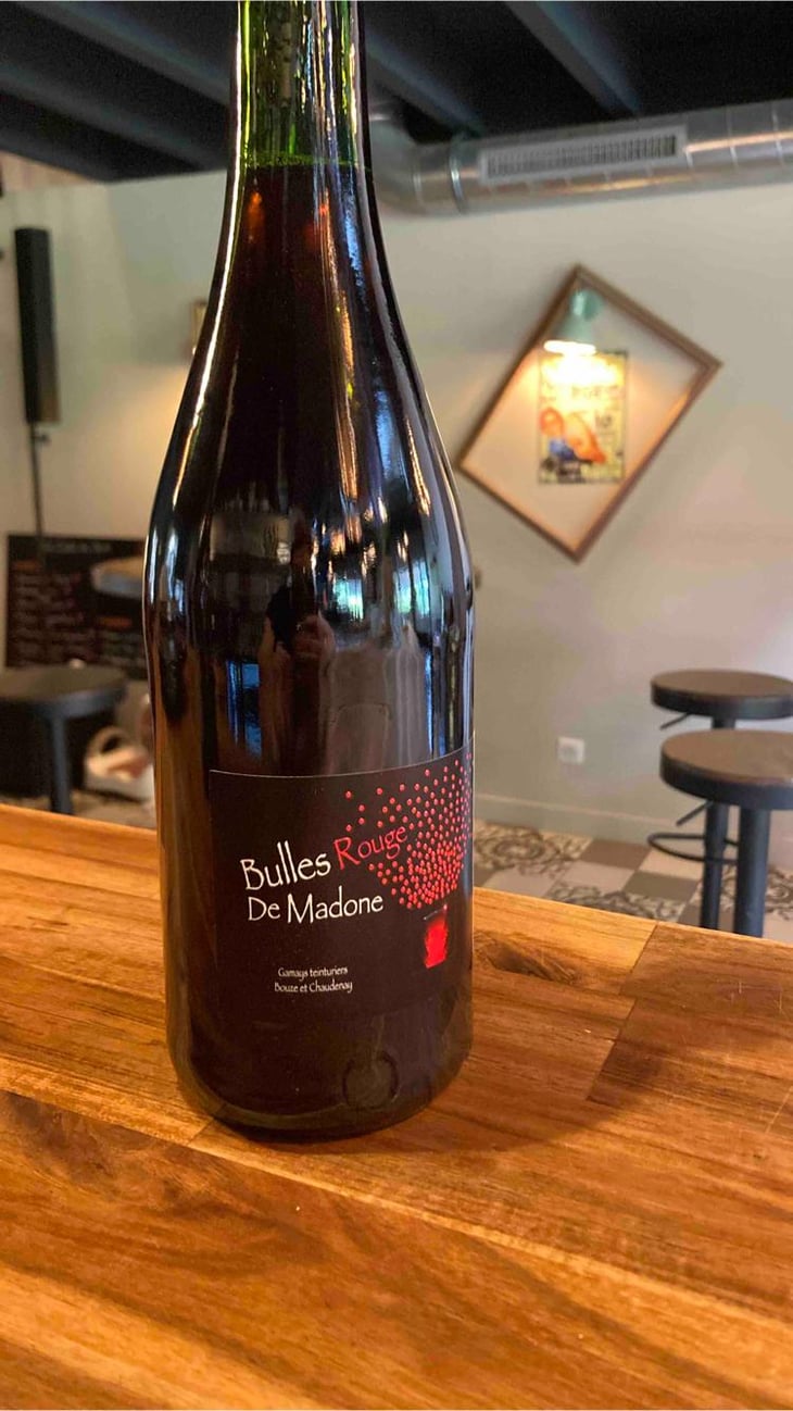 Bulles Rouge De Madone - Vins de la Madone - Gilles Bonnefoy 