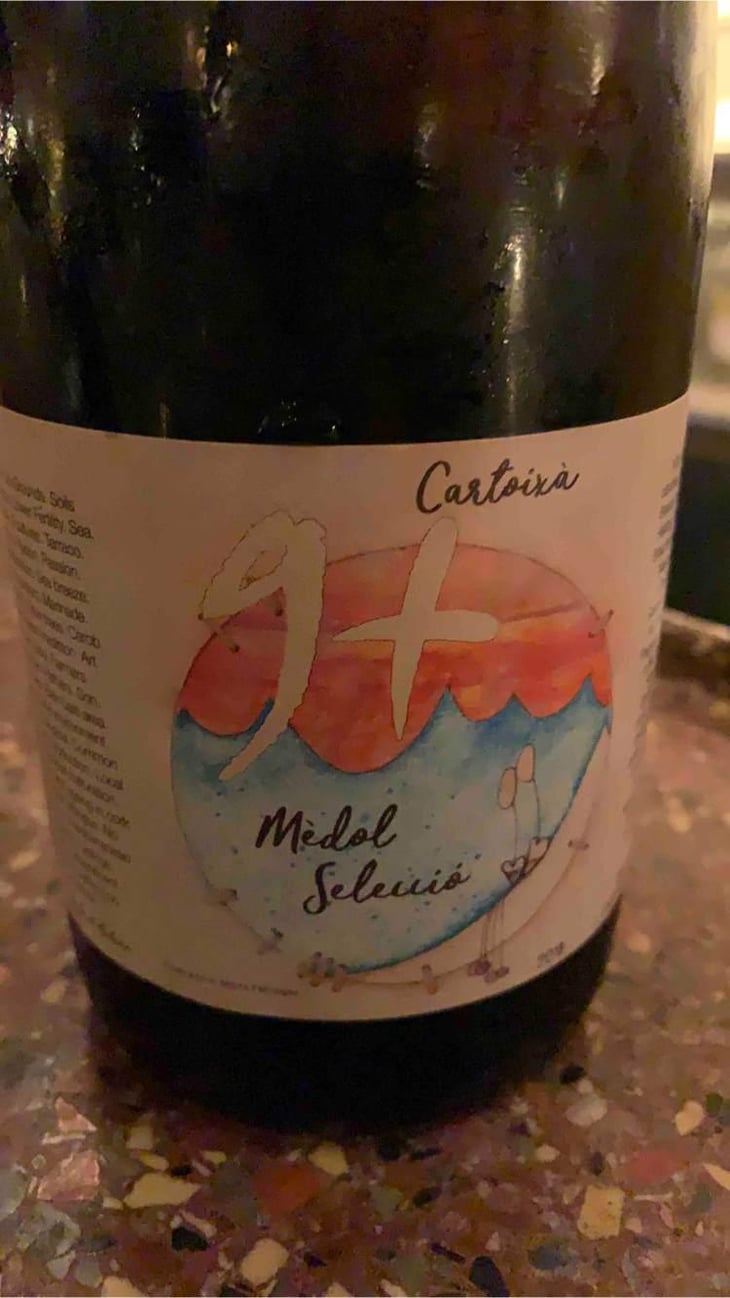 Mèdol Selecció Cartoixà Vermell - Celler 9+ - Moises Virgili i Rovira 