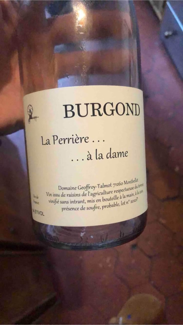 Burgond - Geoffroy-Talmot - Vincent Talmot 