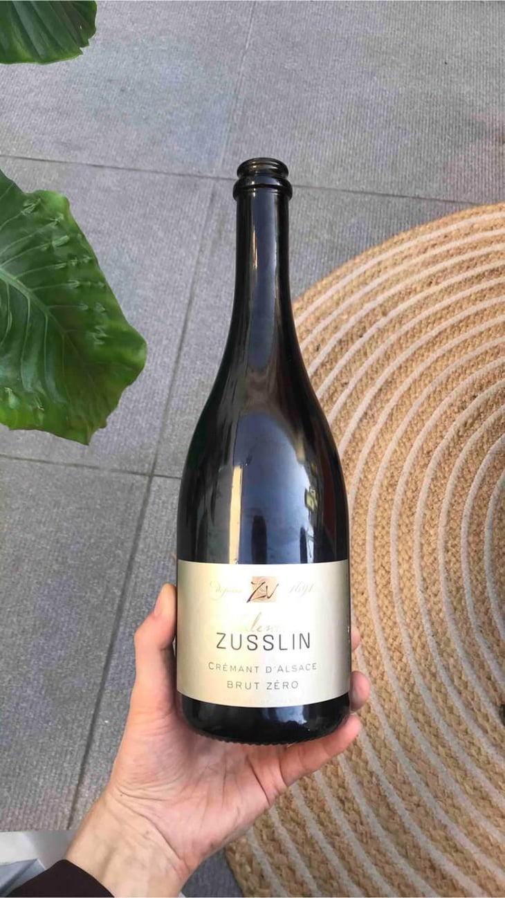 Cremant Brut Zero - Domaine Valentin Zusslin - Jean-Paul & Marie Zusslin 