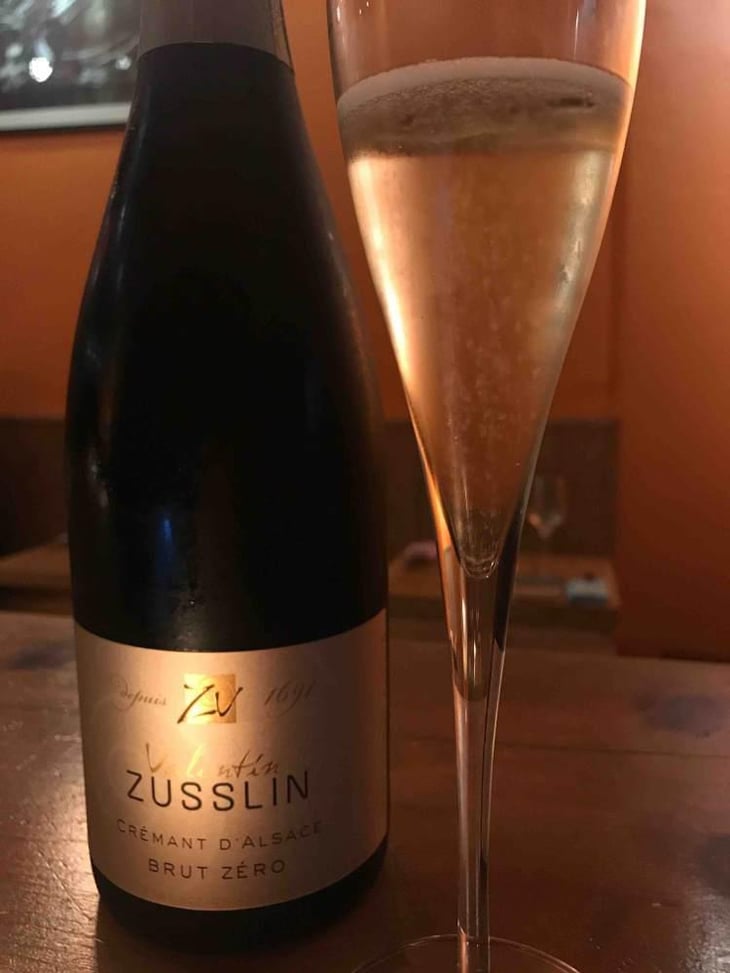 Cremant Brut Zero - Domaine Valentin Zusslin - Jean-Paul & Marie Zusslin 