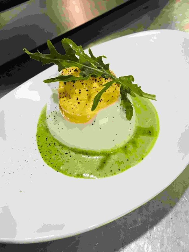 Burrata Pesto De Citron Et Jus De Roquette - La Cuisine-Comptoir - 359337