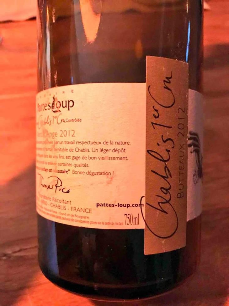 Butteaux - Domaine Pattes Loup - Thomas Pico 