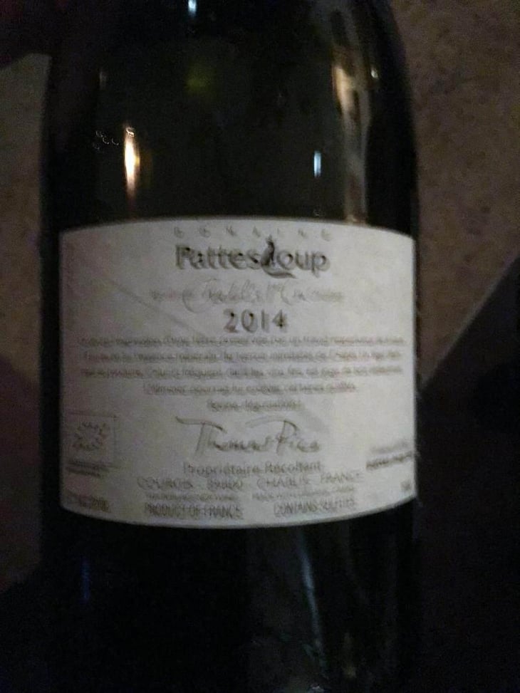 Butteaux - Domaine Pattes Loup - Thomas Pico 