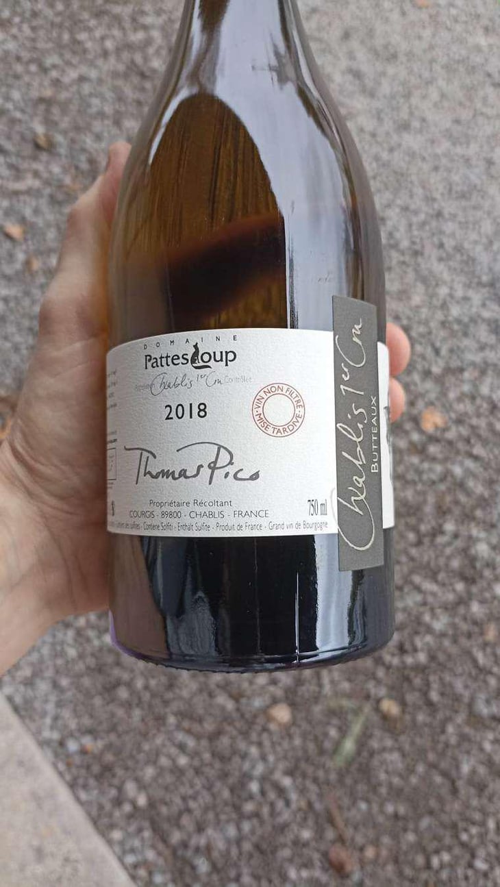 Butteaux - Domaine Pattes Loup - Thomas Pico 