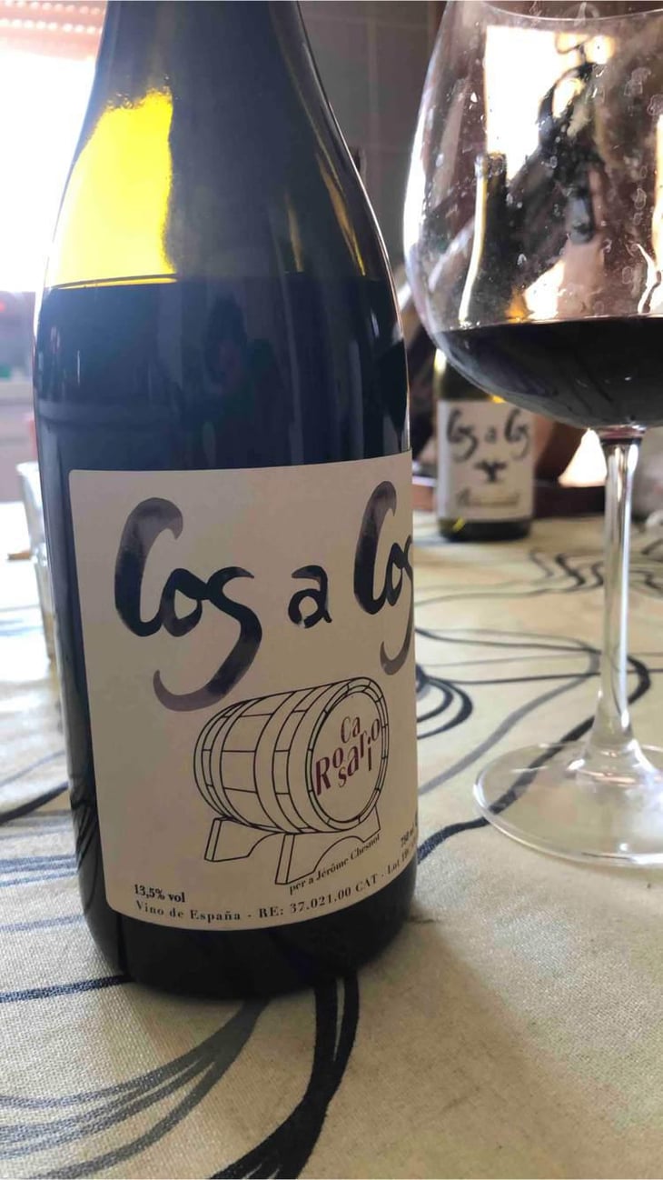Ca Rosaria Crianza - Celler Cos A Cos - Cristobal Vanyo Beneyto 