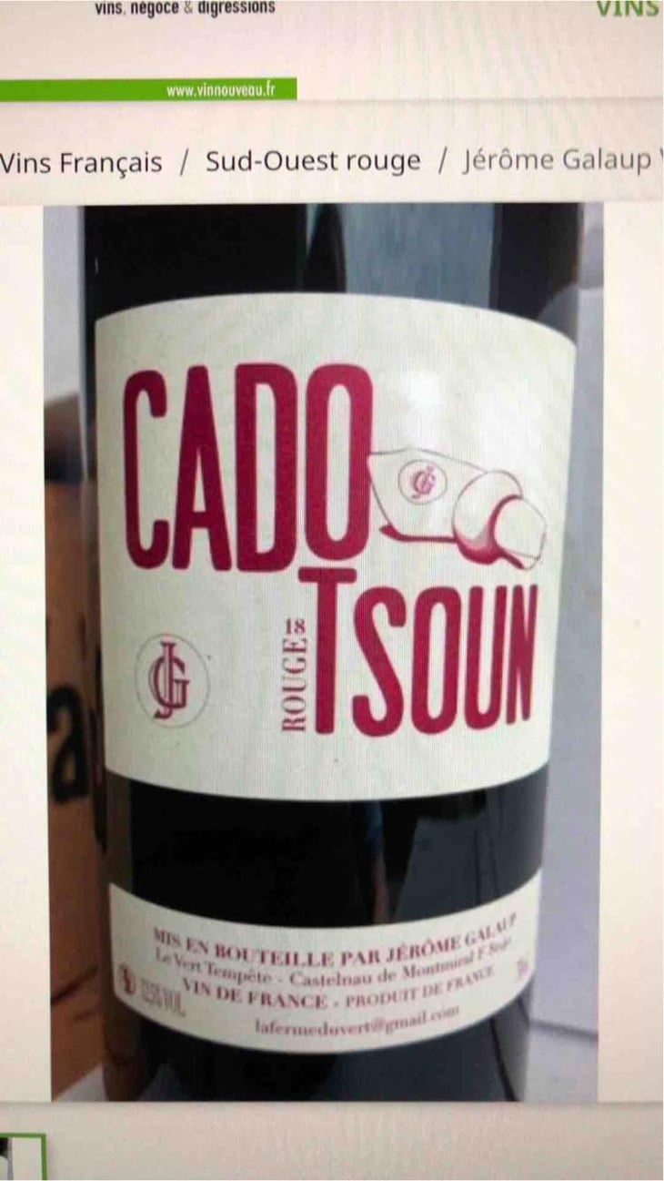 Cado Tsoun - La Ferme du Vert - Jacques & Jérôme Galaup 