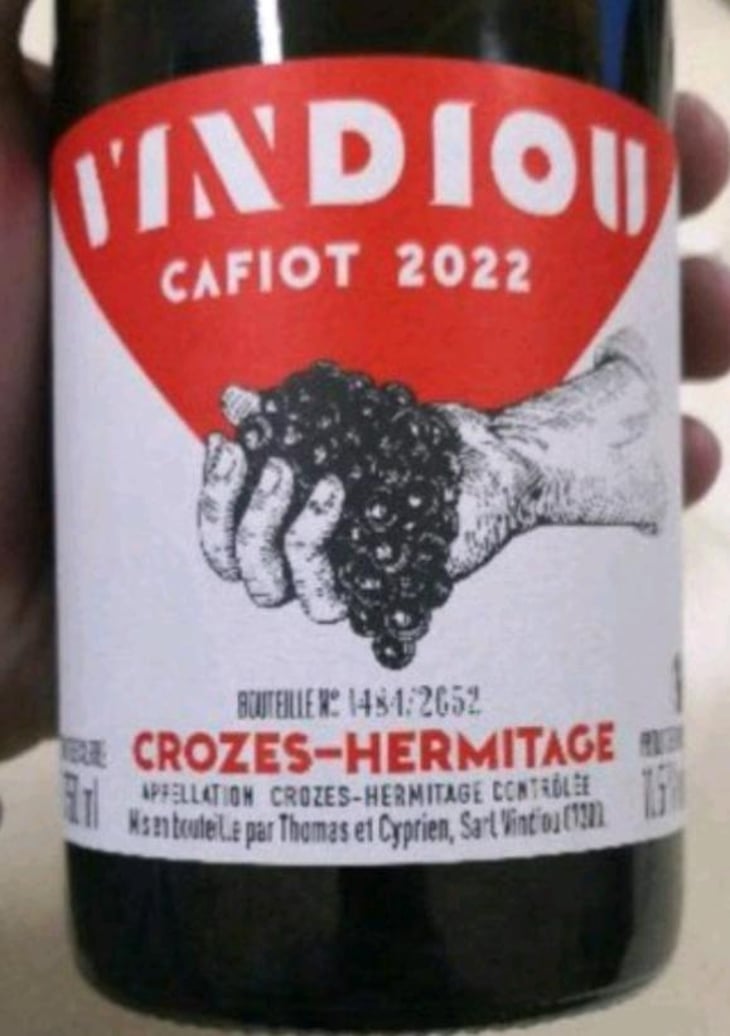 Cafiot - Vindiou - Cyprien De Lageneste & Thomas Junique 