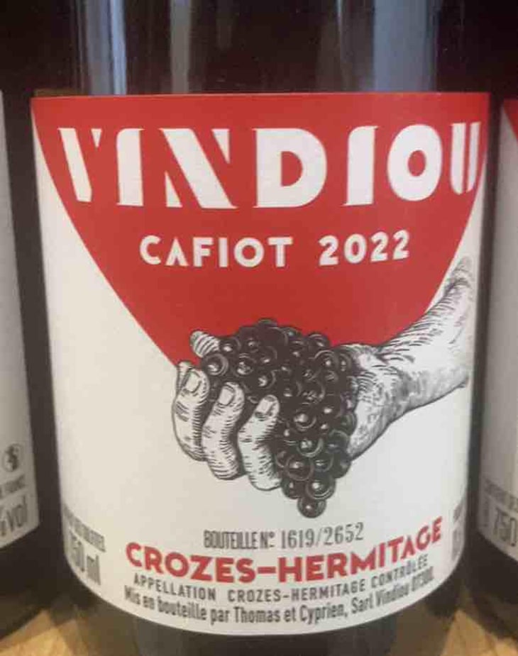 Cafiot - Vindiou - Cyprien De Lageneste & Thomas Junique 