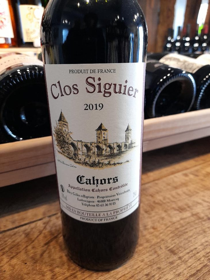 Cahors - Clos Siguier - Baptiste & Gilles Bley -2018