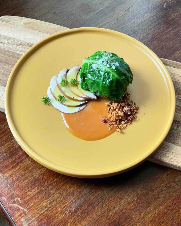 Caillette Aux Champignons, Sauce Miso Blanc - Auberge du Boisné - 785072