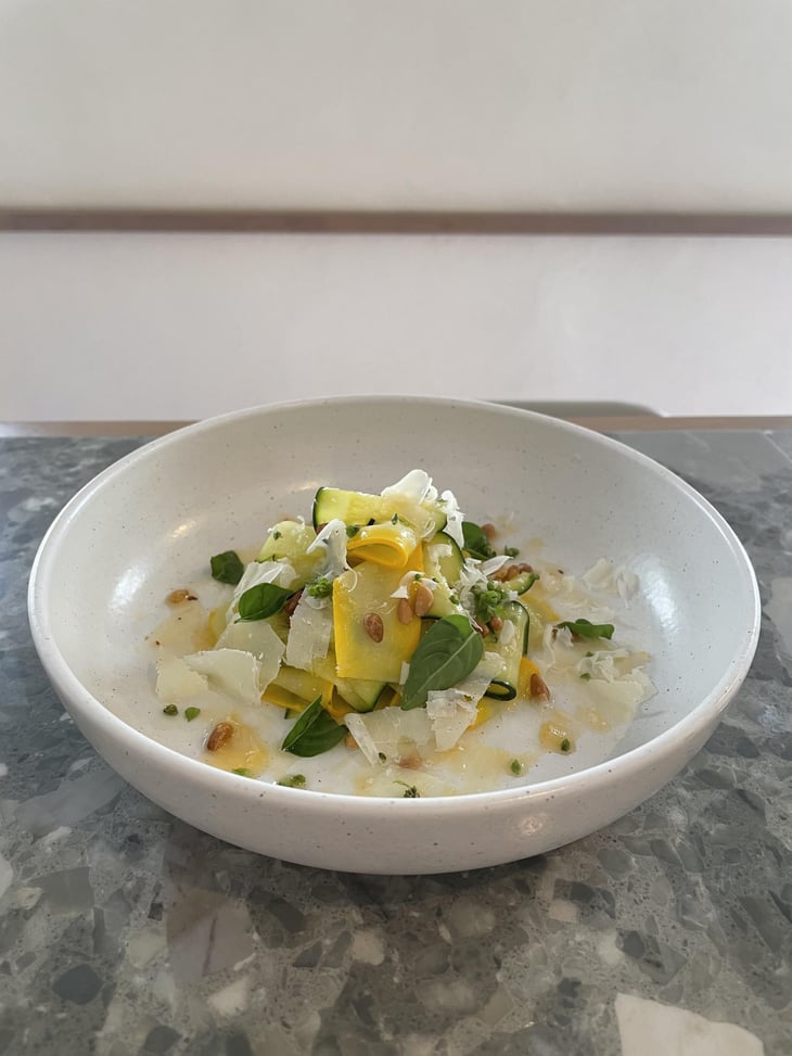 Citrus Zucchini, Pine Nuts, Basil And Parmesan - ita Madrid - 794532