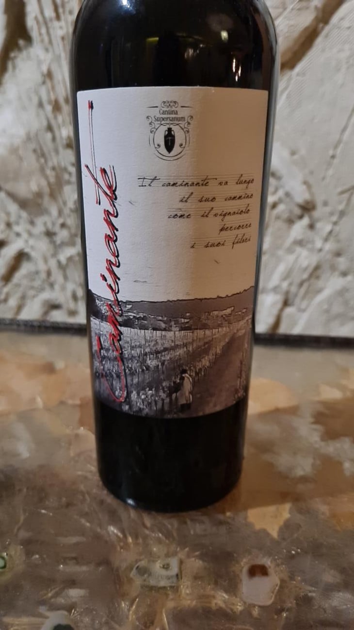 Caminante Rosso - Cantina Supersanum - Gabriele, Paolo & Sara Nutricato -2016