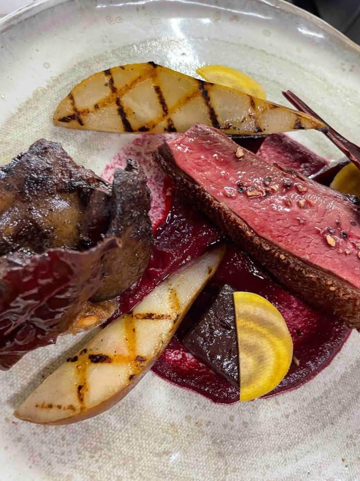Canard, Poires, Betterave, Jus Anis/Vin Rouge - Itsasoa - 423378